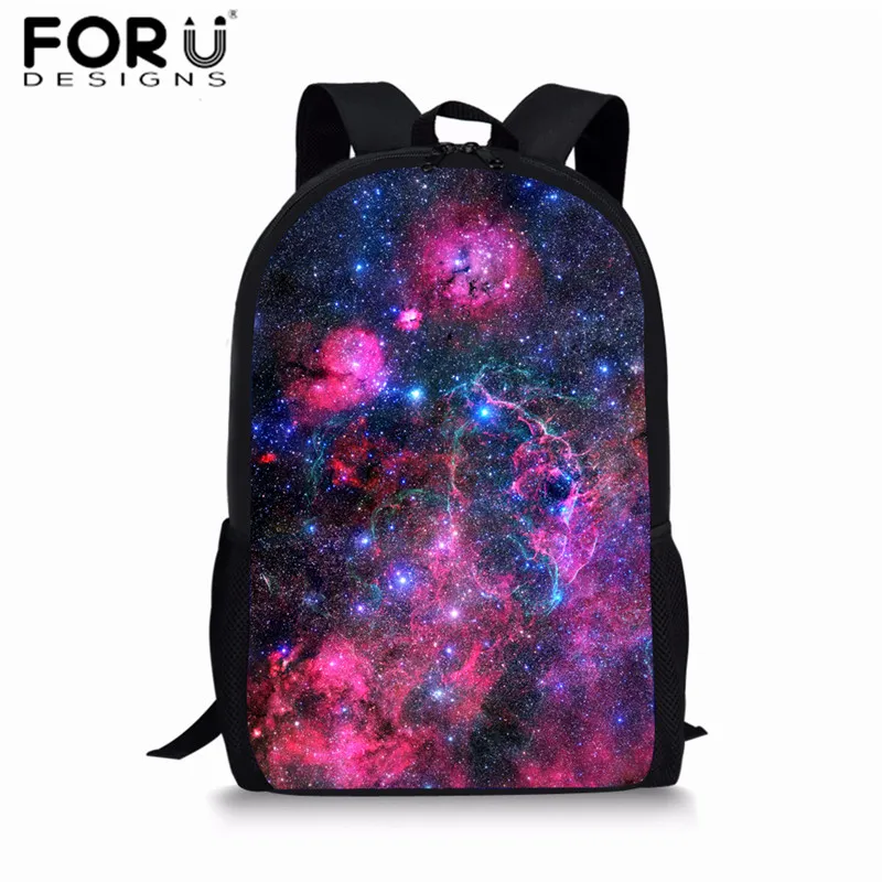 Z5050C FORUDESIGNS Backpack for Teenager Girls Boys School Bags the Space Galaxy Women Travel Bagpack Children School Rucksack - Цвет: Z5050C