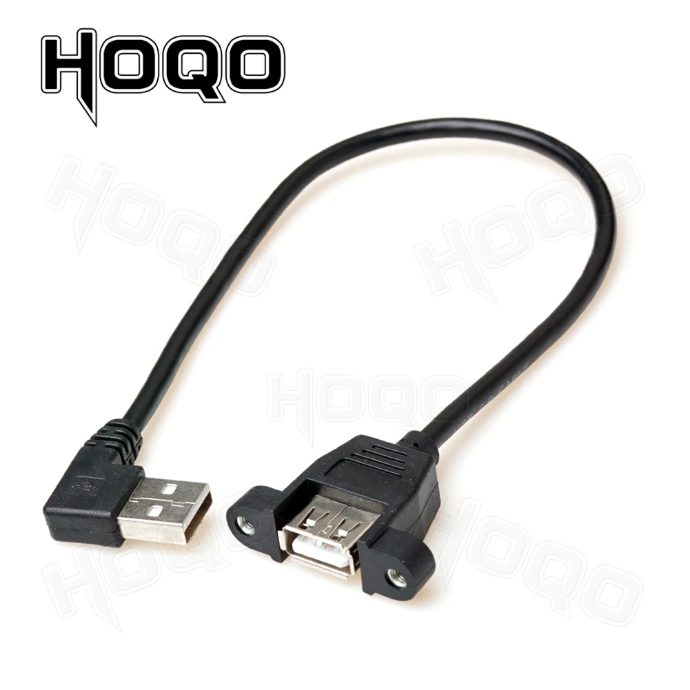 1 фут 30 см м 90 градусов тип A порт USB Панельное крепление usb2.0 Папа мама