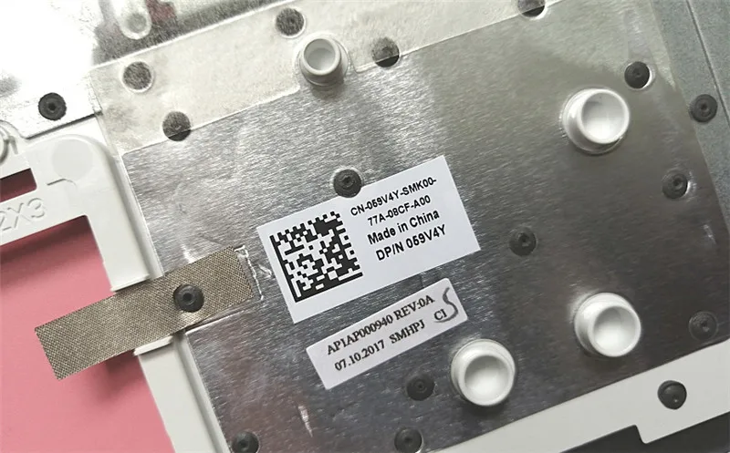 Чехол-накладка для ноутбука Dell Inspiron 5558 5559 5555 цвет серый белый 059V4Y | Компьютеры и