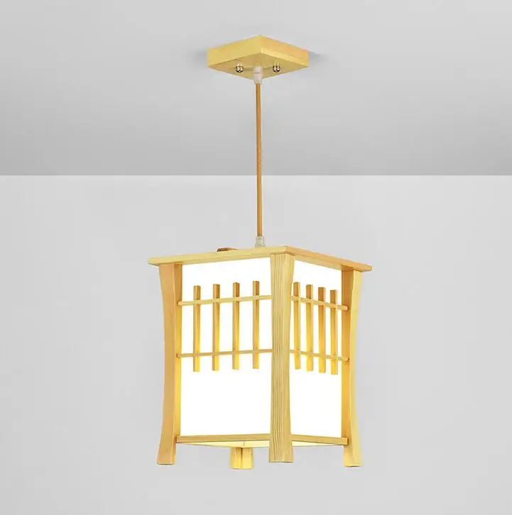 Японский подвесной светильник с бастицу татами Декор для ресторана гостиной