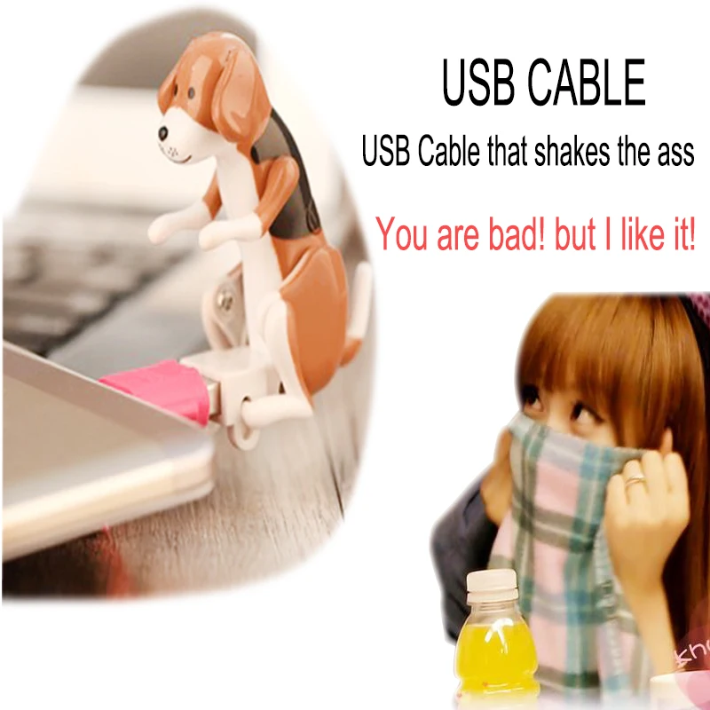 Interesting USB Cable, Dog Charger Cable ,Fast Charging USB Cord for iPhone Xiaomi Samsung Huawei ,Android Type-c Apple iphone