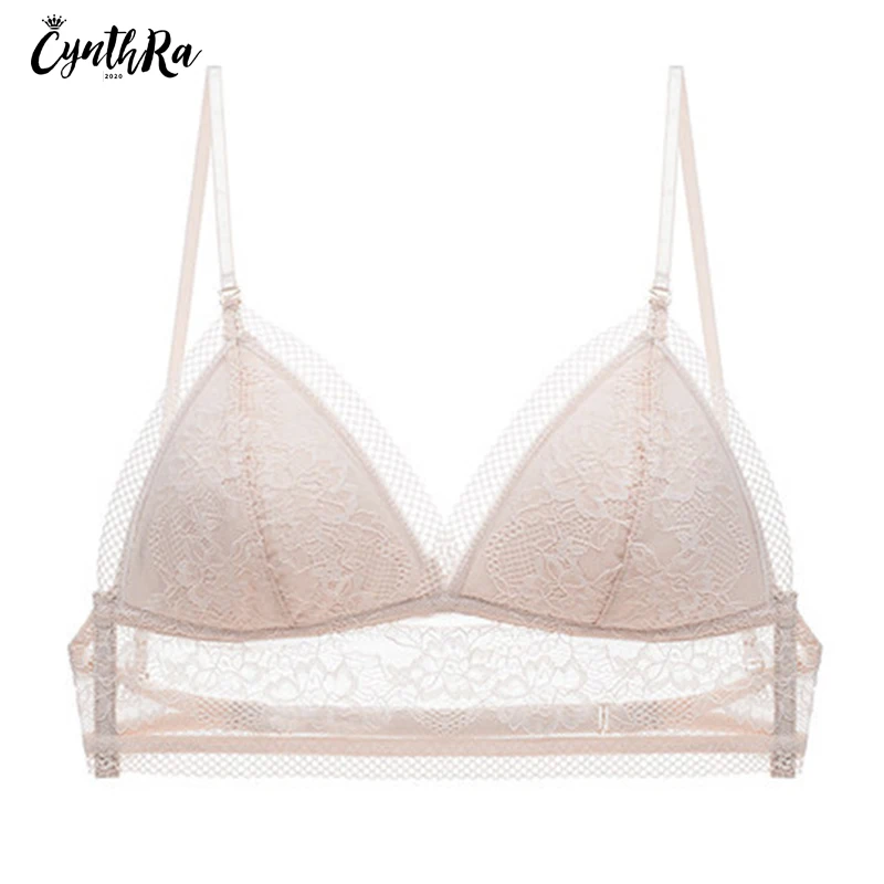 Женское нижнее белье с открытой спиной CYNTHRA тонкое женское пуш ап u образное