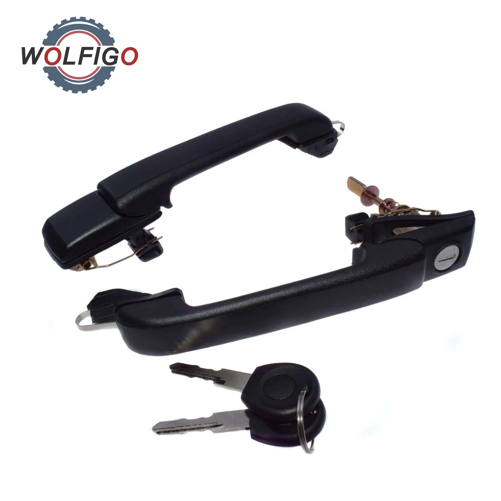 Ручка двери WOLFIGO для VW Golf GTI Jetta GLX Cabrio с левой или передней ручкой 1995 2011 1H0837207B 1H0837207C