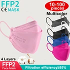 FFP2 маска для лица, одобренная fpp2 маска 3D KN95 многоразовые ffp2 маски ffp3 маска среди США ffp2 сертификат ffp2 farbe в форме рыбы