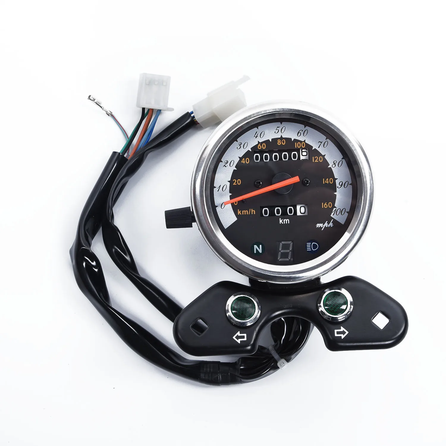 Мотоцикл со светодиодным одометром спидометром тахометром для Suzuki Cafe