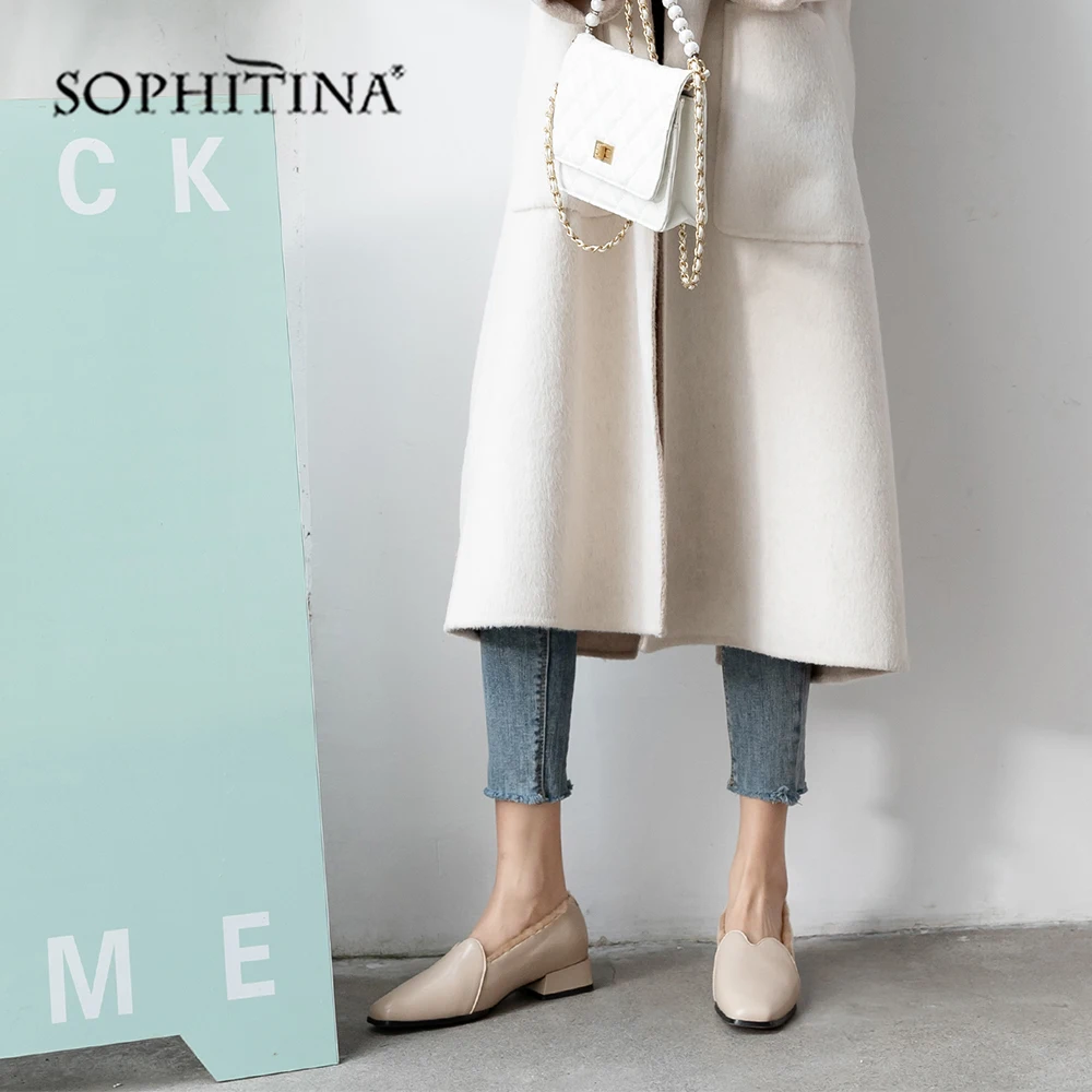 SOPHITINA/очень теплая обувь на плоской подошве Высококачественная удобная из