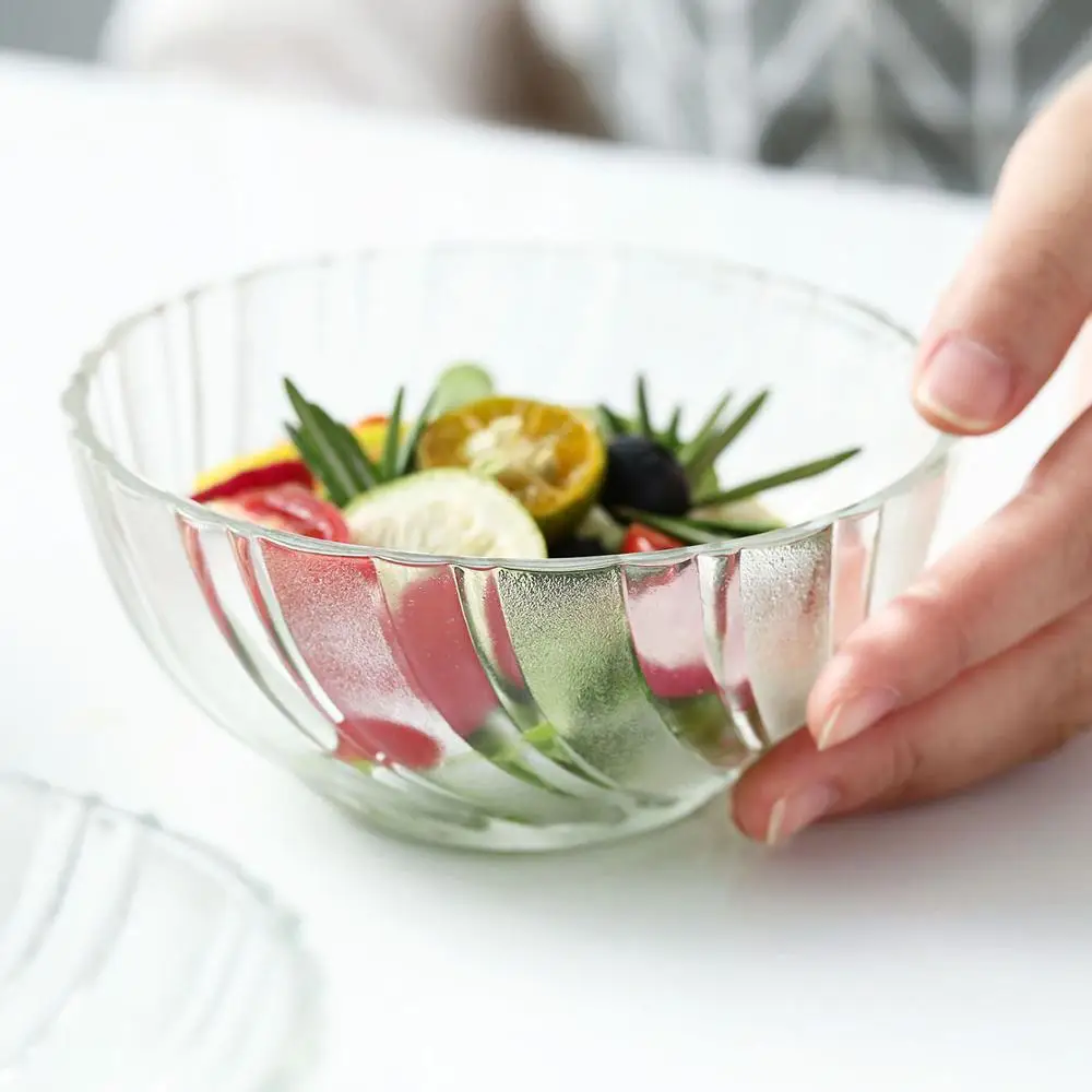 Стеклянные миски для домашнего мороженого десерты фруктовый салатник Корейская