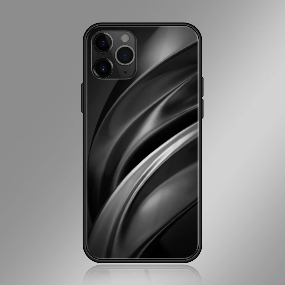 

Custom Case for iPhone XS MAX XR 5 5S SE 8 7 Plus 6 Capa Case Brand Tempered Glass Phone Case for iPhone 11 12 mini Pro Max X