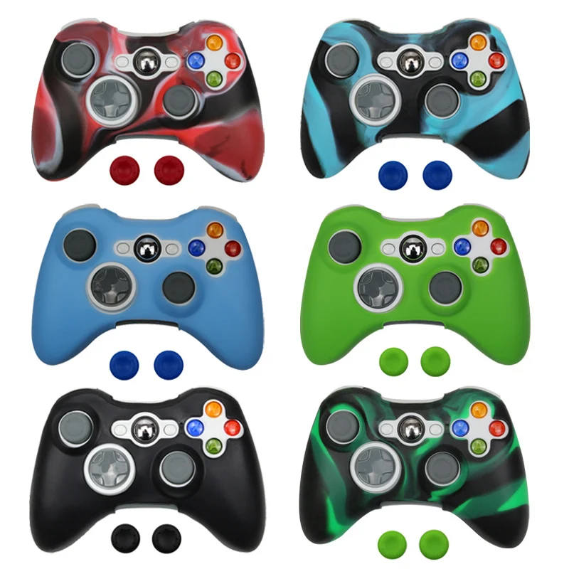 Силиконовый чехол для Xbox 360, геймпад, мягкая резина, силикон, чехол для Xbox360, аксессуары для контроллера, гелевый защитный чехол