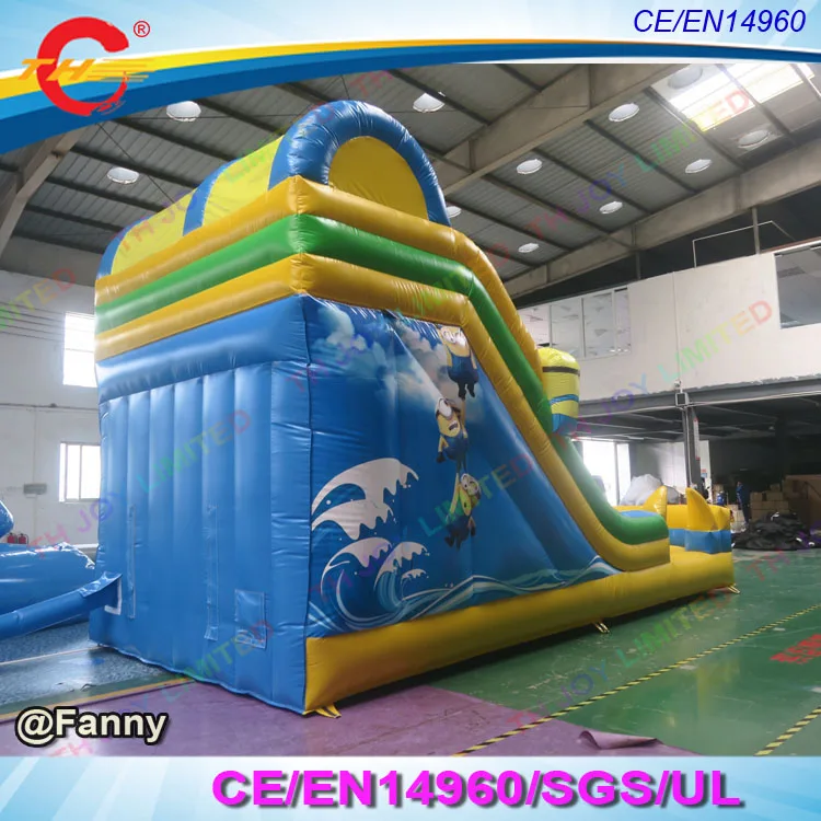 Бесплатная доставка новый дизайн надувная горка с миньонами детский надувной