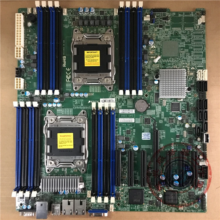 X9DRH IF C602 chip LGA2011 e5 2680v1 /V2 70 материнская плата с двойным сервером|Усилители сигнала| |