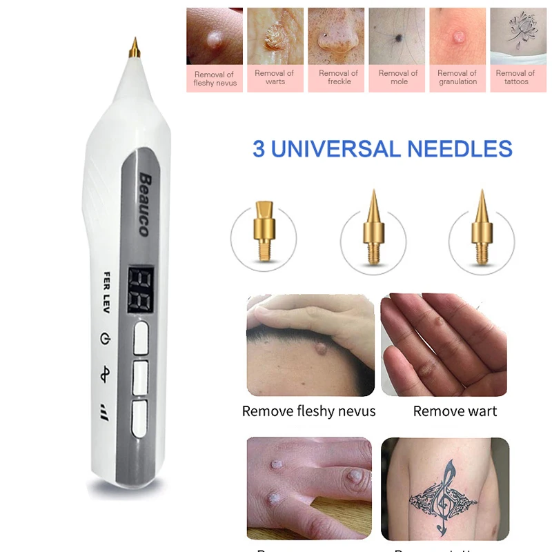 

9 levels Rechargeable Fibroblast Plasma Pen Eyelid lift Facial Freckle Mole Wart Tags Spot Wrinkle Tattoo Removal Skin Care