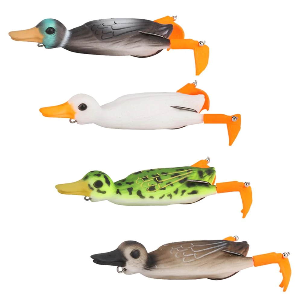 1 шт. новинка приманка для ловли лягушки в воде с изображением утки 18 5 г 10 см