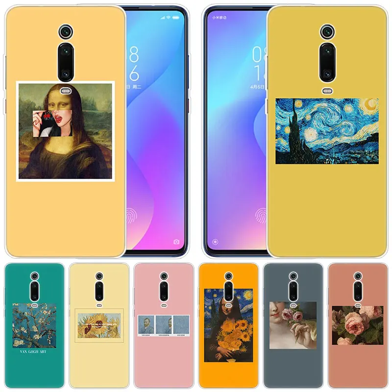 Отличная арт эстетичный &quotВан Гог&quot &quotМона Лиза Картина Дэвида чехол для Xiaomi F1