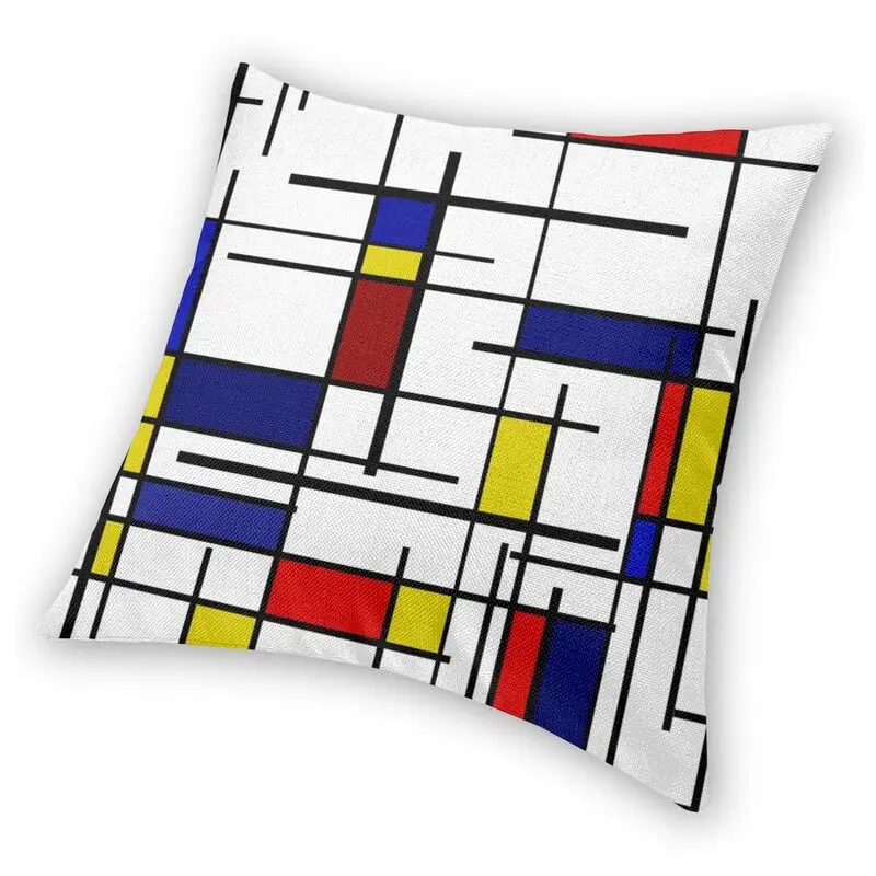 Скандинавский минималистичный чехол для подушки в стиле мондриан домашний