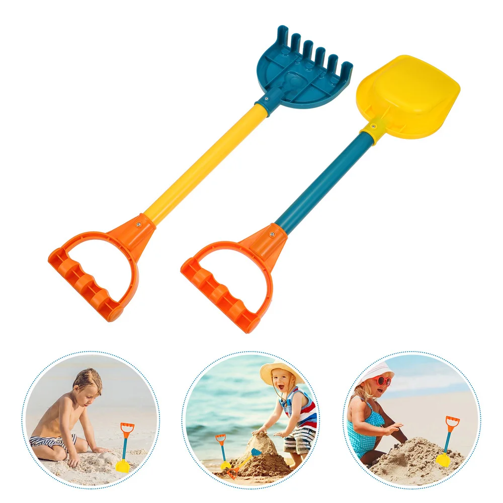 

4pcs Bright Color Children Beach Toys Gardening Tools Exqusite Sturdy Sand Toys