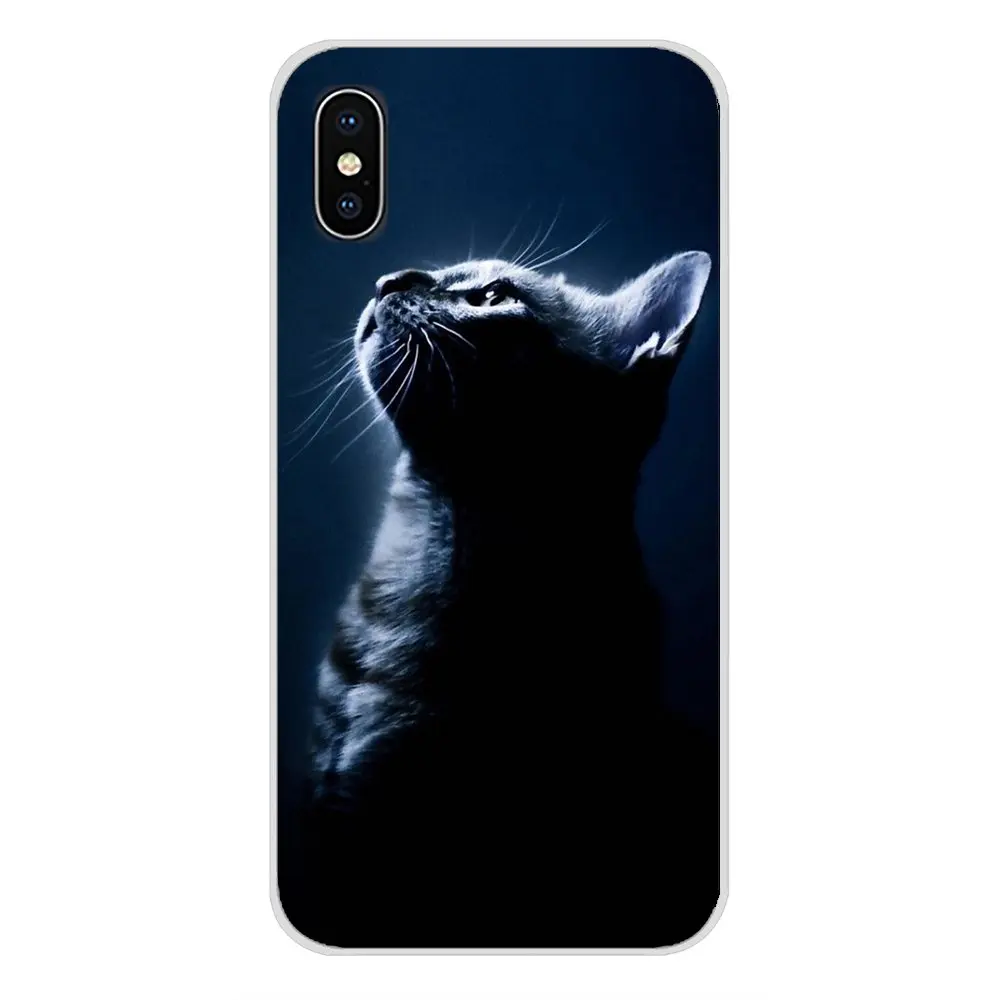 Transparent Soft Skin Case Luxury Animal Head Wolf Cat For Apple iPhone X XR XS MAX 4 4S 5 5S 5C SE 6 6S 7 8 Plus ipod touch | Мобильные