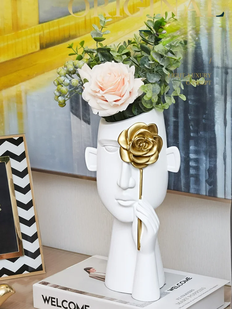 

Цветочный горшок BS50HP, портрет искусства, скульптура, кастрюля, балкон, Орхидея, цветочный горшок, хищные товары для садоводства ручной работ...