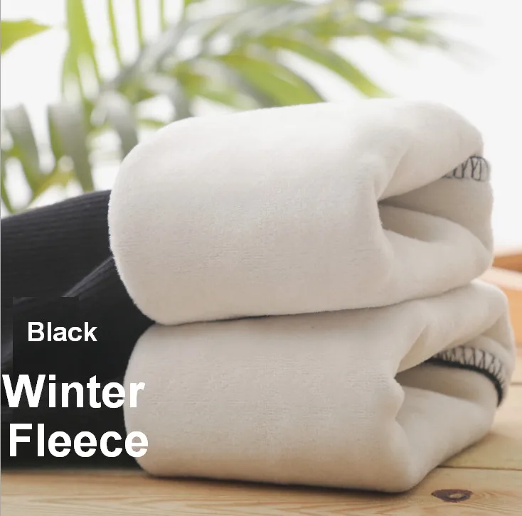 Fleece Black Winter Женская модная юбка, леггинсы в полоску с цветочным рисунком, хорошая эластичная хлопковая смесь, мини-брюки размера плюс, корейский стиль, ouc590 - Цвет: Fleece Black Winter