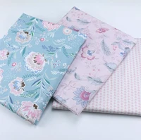 235cm wide fabrics flower bird cotton fabric tecido quilting bedding decoration tissue home textile patchwork sewing cloth craft