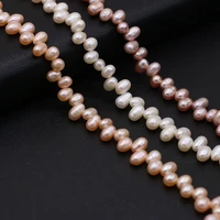 new natural pearl beads rice shape loose hole bead for jewelry making diy women necklace earrings accessories