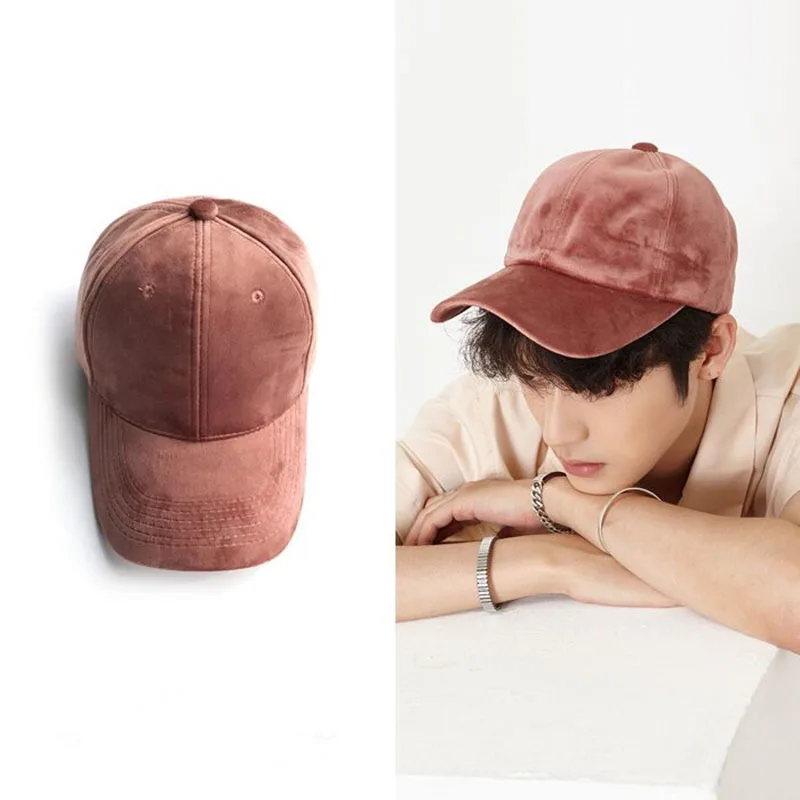 Женская зимняя бейсболка однотонная Повседневная шапка в стиле хип-хоп