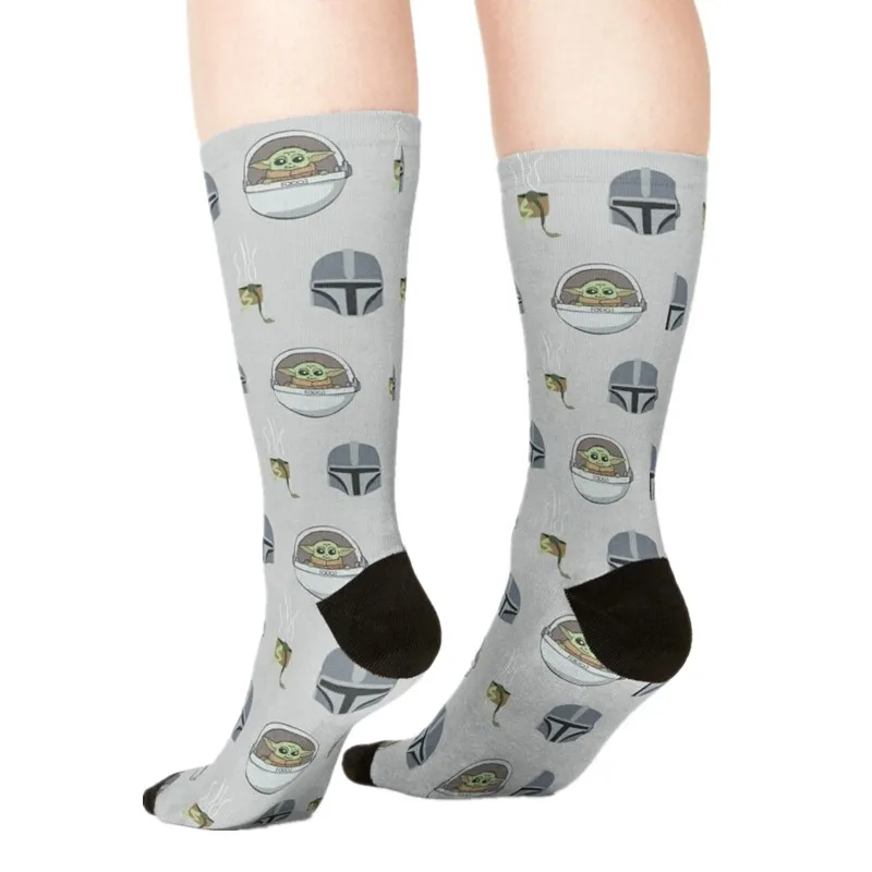 

2021 Women's socks kawaii grey blue Books Printed Socks Woman harajuku Happy Funny Novelty cute girl gift Socks for women