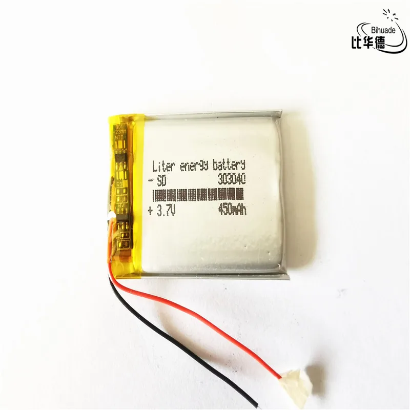 MP3, MP4 gps тонкий маленький игрушечный аккумулятор 303040 полимерная аккумуляторная батарея 450mah литий-ионные батареи
