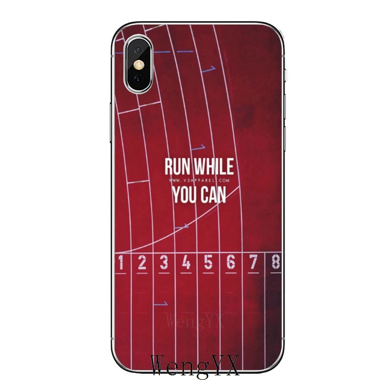 Легкая Беговая линия для iPhone XR X XS Max 8 7 6s 6 plus SE 5s 5c 5 iPod Touch аксессуары чехол для телефона - Цвет: Start-Line-A-04