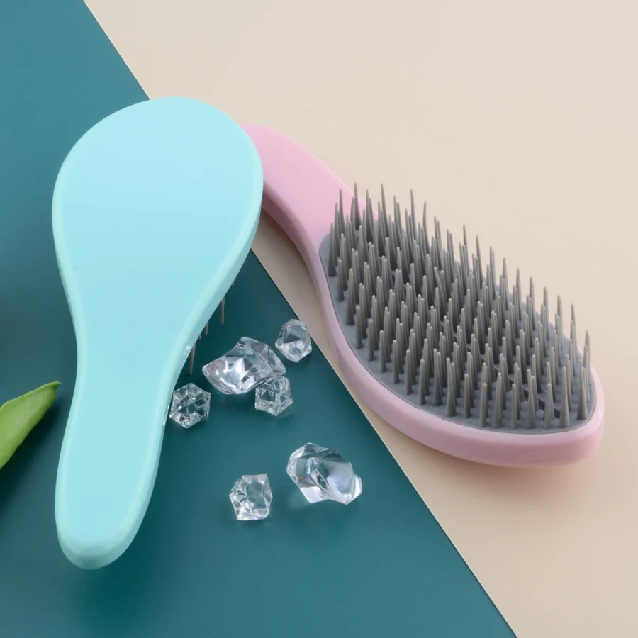 1 шт. НОВАЯ щетка для распутывания волос с ручкой волшебная Антистатическая