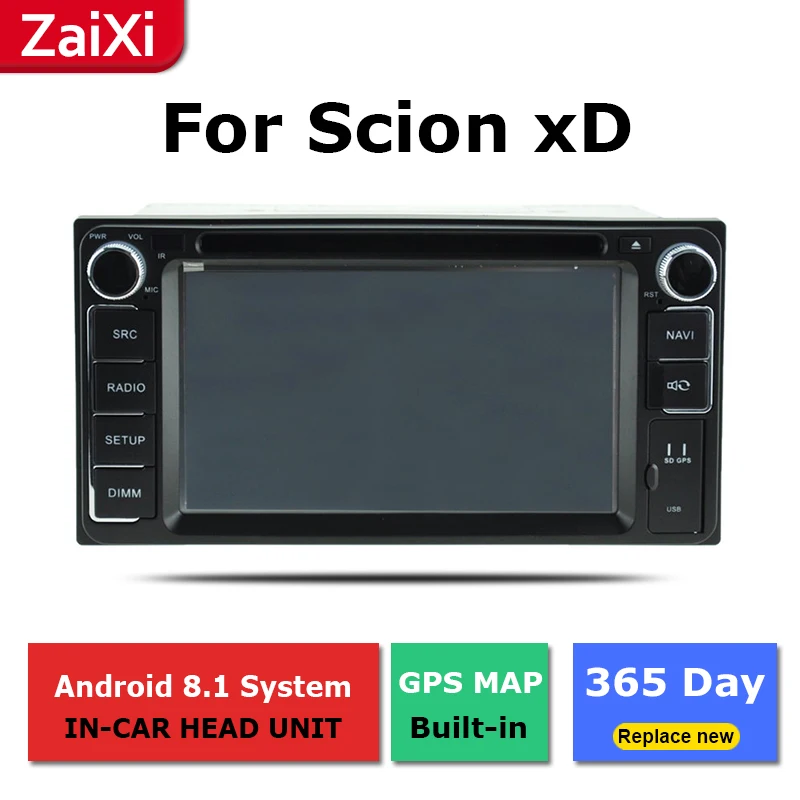 Автомагнитола 2DIN с GPS-навигацией стерео видео для Toyota IST Urban Cruiser Scion XD 2007 ~ 2016