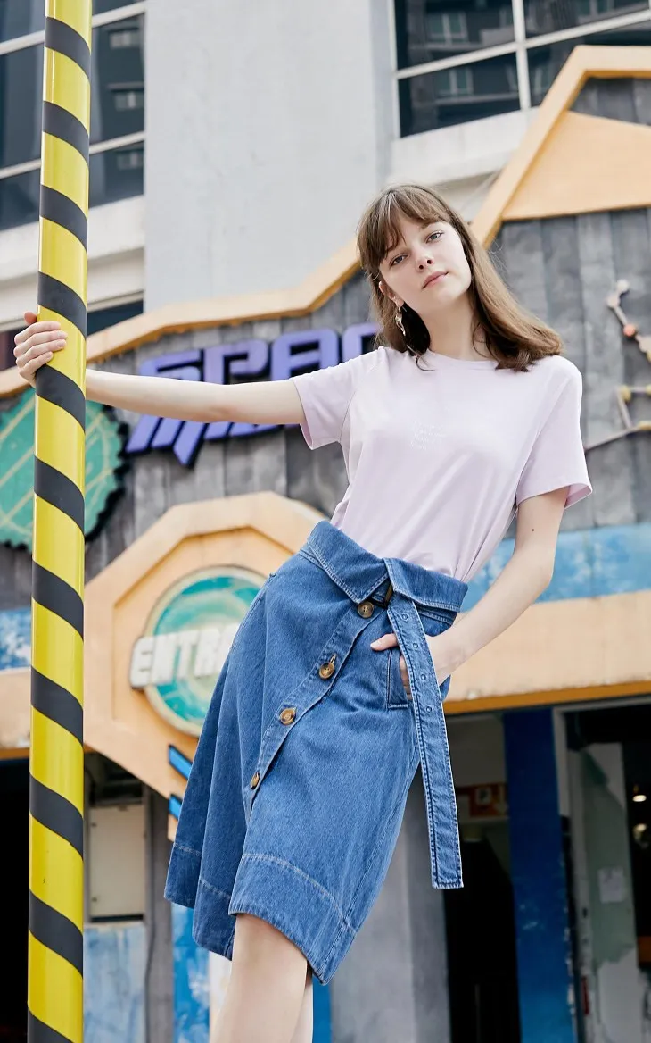 Vero Moda женская футболка с буквенным принтом и вырезом | 319201561