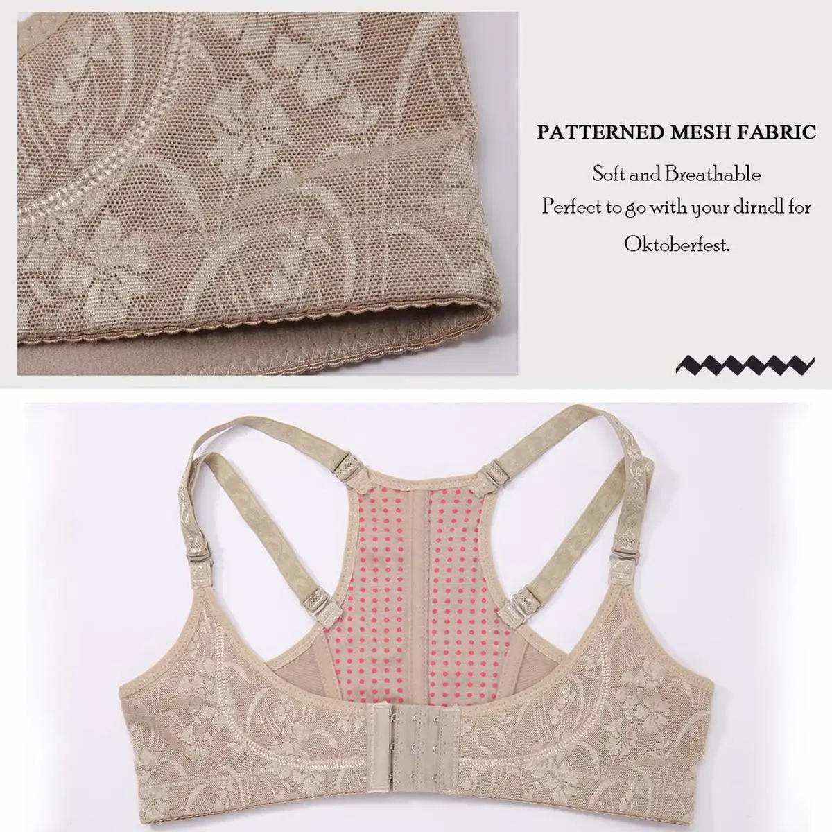 Женский Регулируемый эластичный пояс для поддержки спины Корректор осанки груди