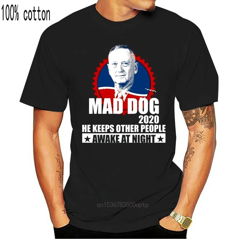 Мужская/женская футболка с надписью Mad Dog 2021 | Мужская одежда