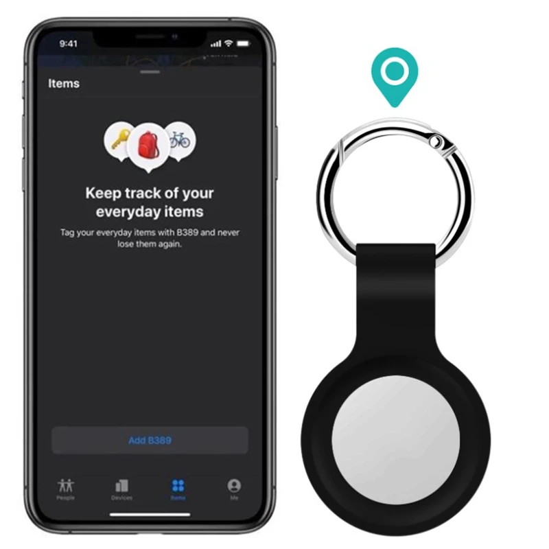 

Protective Cover Location Tracker Silicone Case Buckle For AirTags Tracker Sleeve Metal Ring Buckle Sports Soft Plastic Shell