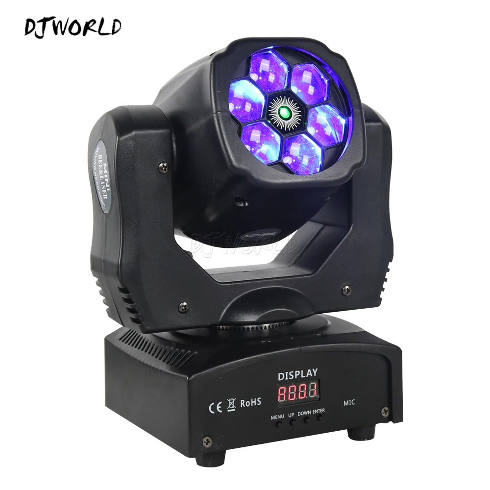 6x15w Laser Beam RGBW Moving Head Lighting with High Quality Support Multiple DMX Modes for DJ Professional Club Patry and KTV