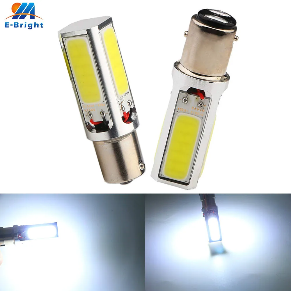 

Супер яркий белый светодиод, 2 шт., 20 Вт COB 1156 BA15S P21W 1157 BAY15D, внутренний тормосветодиодный, фонарь для парковки, хорошее качество, 576LM