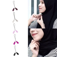 wholesale12pcslot drop pearls muslim women shawl scarf lady scarves hijab clips pearl brooch pins pin sale