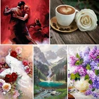 Алмазная живопись, 404550556065, полностью Квадратный бриллиант, 5D Вышивка, мозаика, вышивка крестиком, сделай сам, украшение для дома, рождественский подарок