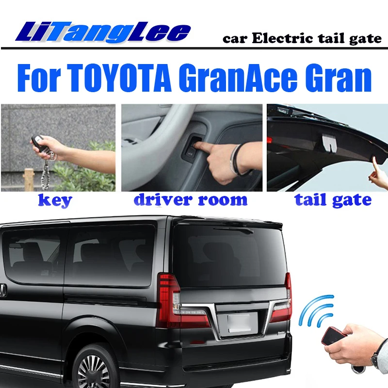 

LiTangLee Car Electric Tail Gate Lift Tailgate Assist System For TOYOTA GranAce Gran Ace H300 Remote Control Trunk Lid