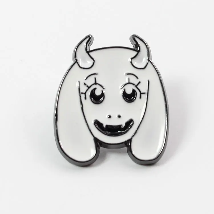Игра Undertale брошь Frisk Toriel Sans Chara Flowey милый забавный мультфильм металлические броши модная новинка персонализированные ювелирные изделия подарок