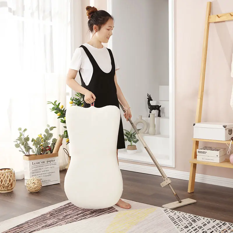 Японский коралловый бархат Apple Tatami ленивый диван Регулируемая моющаяся кровать