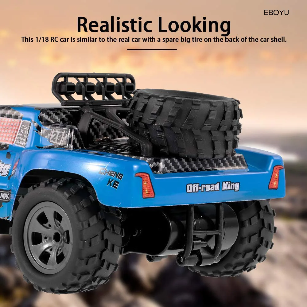 EBOYU 1885B Радиоуправляемый автомобиль 2 4 ГГц 1/18 2WD большое колесо внедорожник