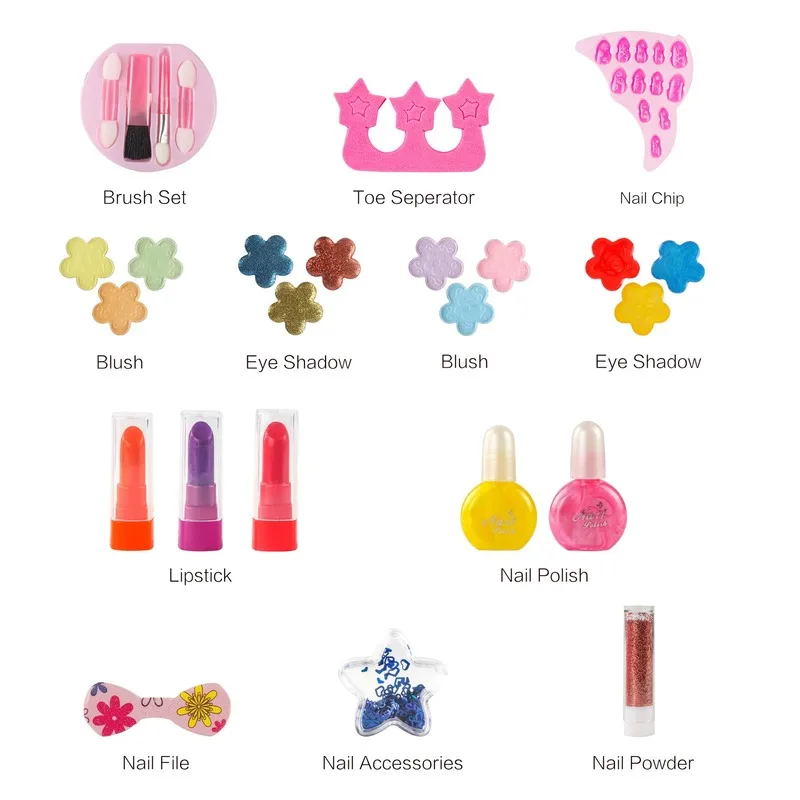 Набор из 11 предметов модная повязка принцессы для девочек набор игрушек макияжа