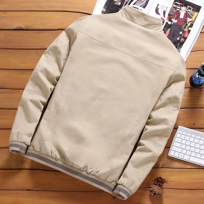 

Men's Bomber Zipper Jacket Winter Male Fleece Warm Coats Casual Streetwear Hip Hop Slim Fit Pilot Jackets Mens Clothing