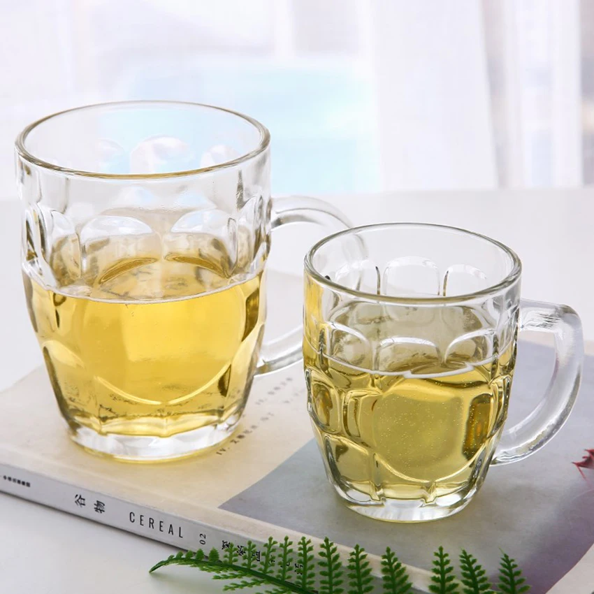 Бытовая прозрачная стеклянная чашка термоизоляционная кружка для питьевой воды
