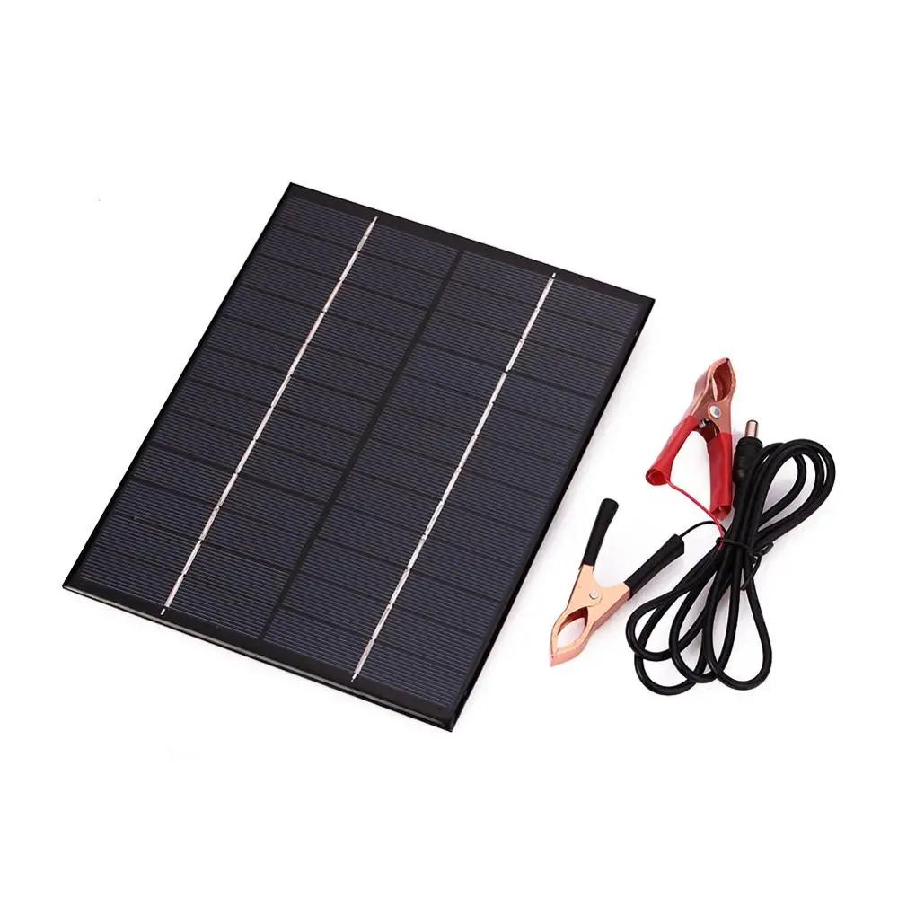 5.5W12V солнечная панель power Bank DIY Солнечное зарядное устройство водонепроницаемый