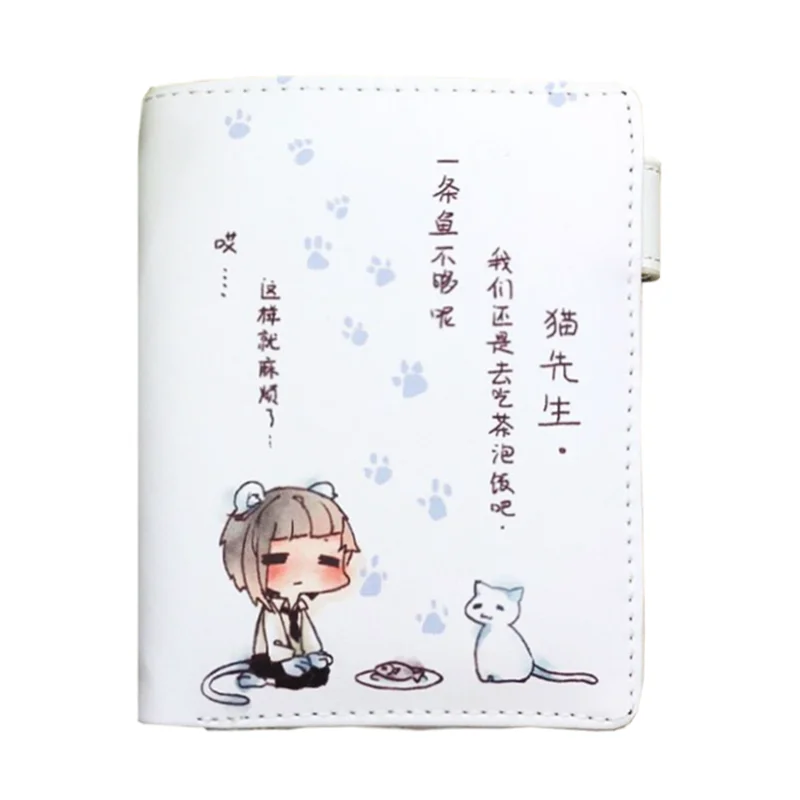 Повседневный короткий кошелек с рисунком из аниме бродячие собаки - купить по