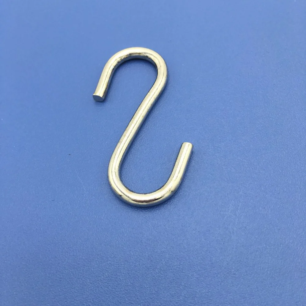 

100pcs Metal Type Kitchen Bedroom Hooks Stainless Steel Super Load-Bearing Hanging Hooks Storage Racks Clothes Hangers