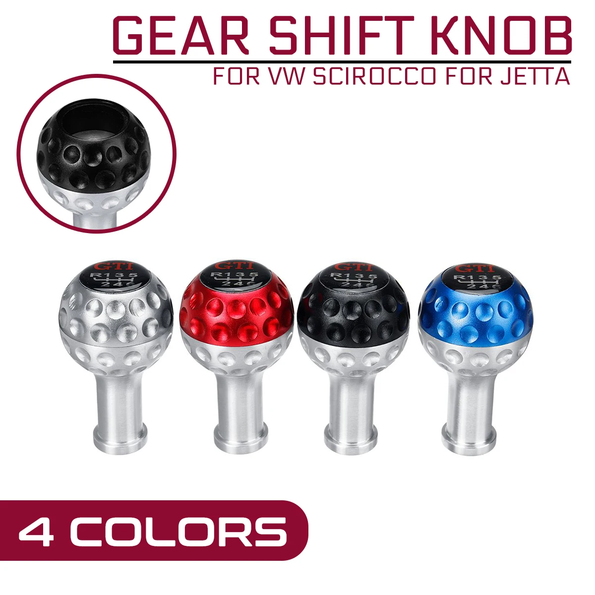 Black Silver Blue Red